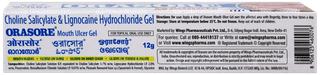 Orasore Mouth Ulcer Gel 12gm