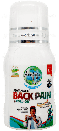 Amrutanjan Advanced Back Pain +Roll On 50Ml
