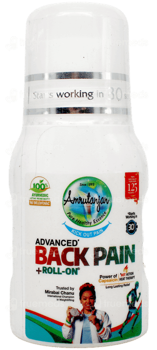 Amrutanjan Advanced Back Pain +Roll On 50Ml
