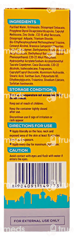 La Shield Expert Urban Protect Spf 40 Pa+++ Mineral Sunscreen Gel 50gm