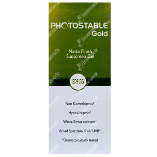 Photostable Gold Spf 55 Sunscreen Gel 50 GM