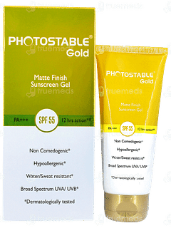 Photostable Gold Spf 55 Pa+++ Sunscreen Gel 50gm