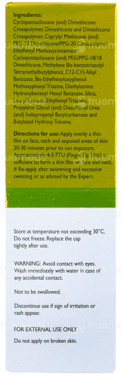 Photostable Gold Spf 55 Pa+++ Matte Finish Sunscreen Gel 50gm