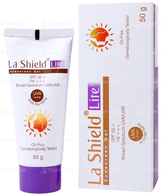 La Shield Lite Spf 50+ Pa+++ Sunscreen Gel 50Gm