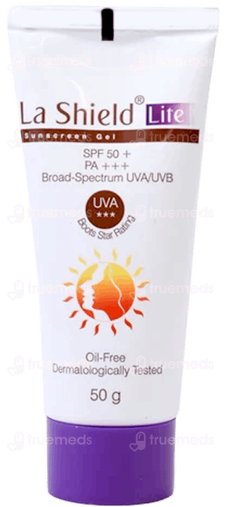 La Shield Lite Spf 50+ Pa+++ Sunscreen Gel 50Gm
