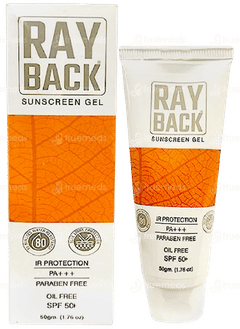 Rayback Spf 50+ Pa+++ Sunscreen Gel 50Gm