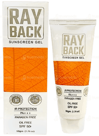 Rayback Spf 50+ Pa+++ Sunscreen Gel 50Gm