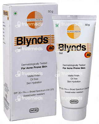 Blynds Ac Spf 30+ Pa+++ Sunscreen Gel 50gm