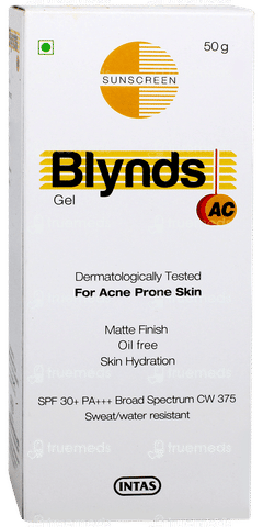 Blynds Ac Spf 30+ Pa+++ Sunscreen Gel 50gm