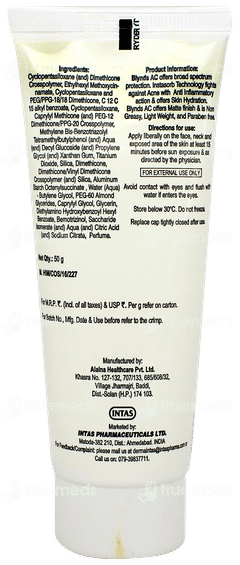 Blynds Ac Spf 30+ Pa+++ Sunscreen Gel 50gm