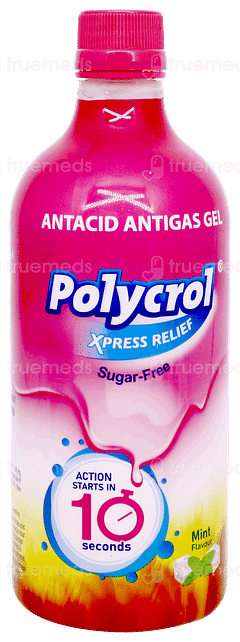 Polycrol Mint Flavour Sugar Free Gel 450ml