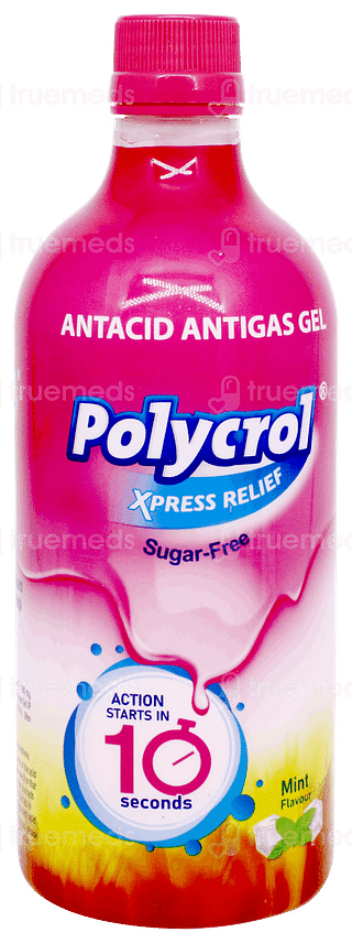 Polycrol Mint Flavour Sugar Free Gel 450ml