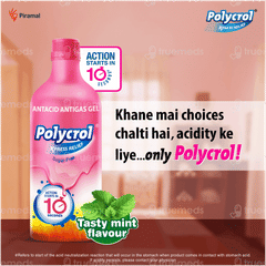 Polycrol Xpress Relief Mint Flavour Sugar Free Gel 450ml
