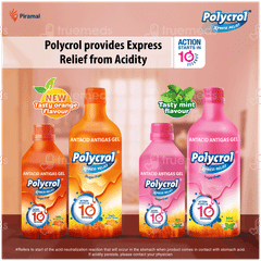 Polycrol Xpress Relief Mint Flavour Sugar Free Gel 450ml