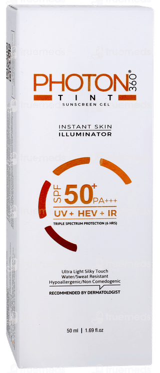 Photon 360 Tint Spf 50+ Pa+++ Sunscreen Gel 50ml
