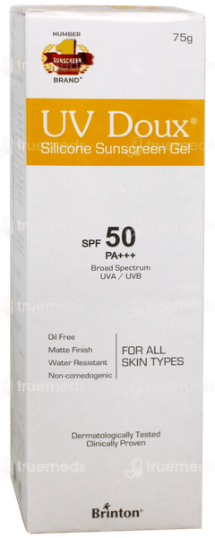 Brinton Uv Doux Spf 50 Pa+++ Silicone Sunscreen Gel 75Gm