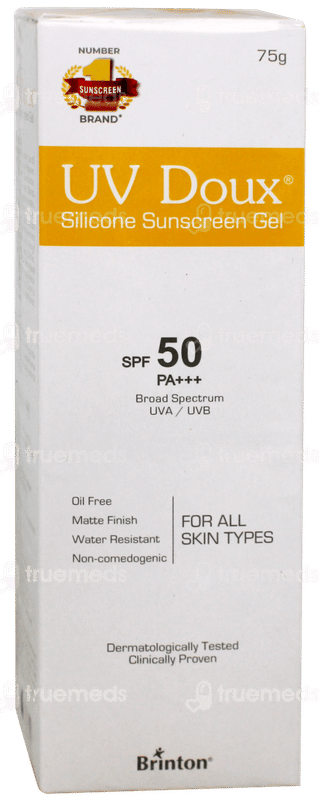 Brinton Uv Doux Spf 50 Pa+++ Silicone Sunscreen Gel 75Gm