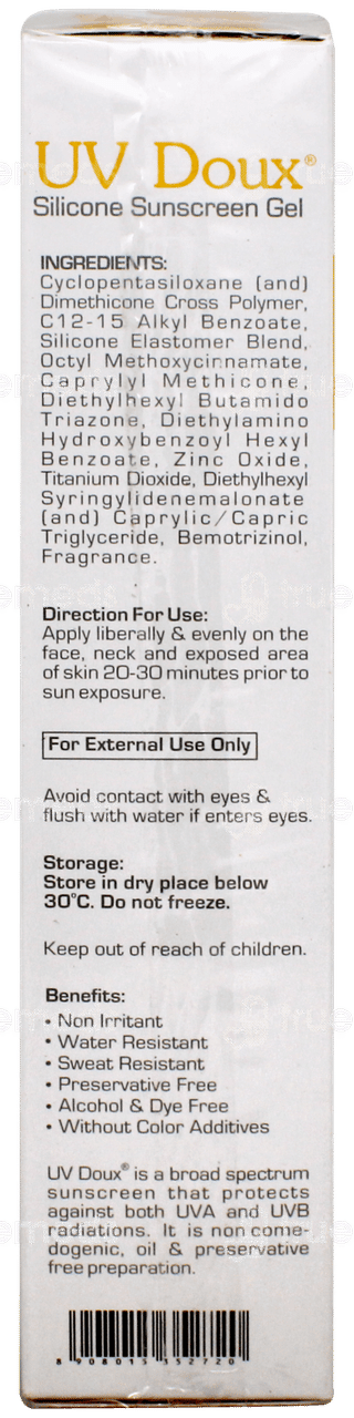 Brinton Uv Doux Spf 50 Pa+++ Silicone Sunscreen Gel 75Gm