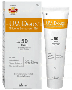 Uv Doux Spf 50 Pa+++ Silicone Sunscreen Gel 75gm