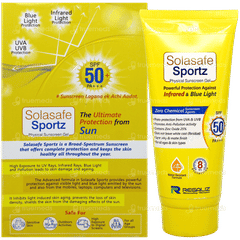 Solasafe Sportz Spf 50+ Pa+++ Physical Sunscreen Gel 50Gm