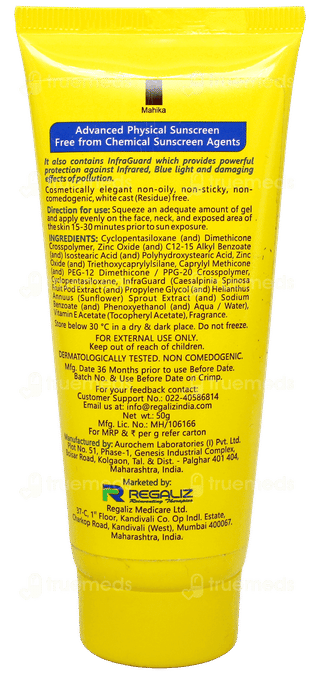 Solasafe Sportz Spf 50+ Pa+++ Physical Sunscreen Gel 50Gm