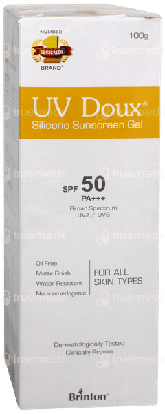 Uv Doux Spf 50 Pa+++ Silicone Sunscreen Gel 100gm