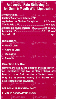 Bi Folate Mouth Ulcer Gel 15ml
