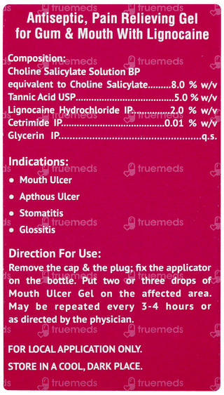 Bi Folate Mouth Ulcer Gel 15ml