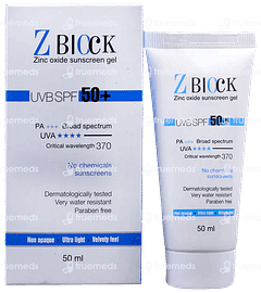 Z Block Uvb Spf 50+ Pa+++ Gel 50 ML