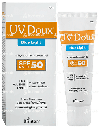 Uv Doux Blue Light Spf 50 Pa+++ Sunscreen Gel 50 GM