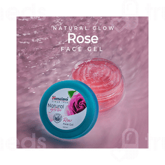 HIMALAYA NATURAL GLOW ROSE FACE GEL 100ML