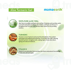 Mamaearth Aloe Turmeric Gel For Skin And Hair 300 Ml