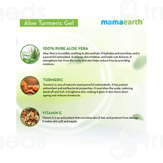 Mamaearth Aloe Turmeric Gel For Skin And Hair 300 Ml
