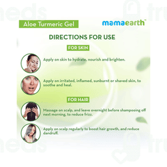 Mamaearth Aloe Turmeric Gel For Skin And Hair 300 Ml
