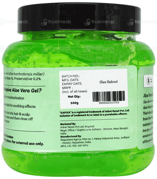 Kapiva Aloe Vera Hydrating Gel 500gm