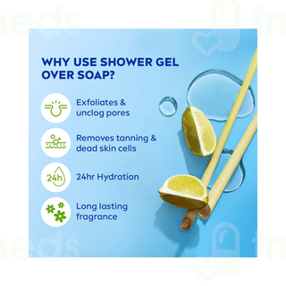 Nivea Shower Gel Lemon & Oil 125 ML
