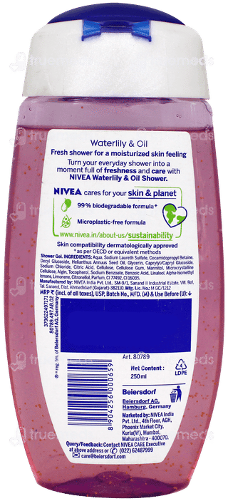 Nivea Waterlily & Oil Shower Gel 250Ml