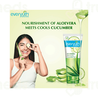 Everyuth Naturals Nourishing Aloevera And Cucumber Gel 100gm