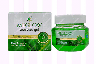 Meglow Aloe Vera Gel 100 GM