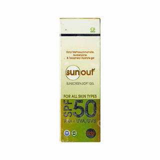 Sunout Spf 50 Pa++ Sunscreen Soft Gel 50Gm