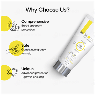 360 Block Spf 50+ Pa+++ Sunscreen Gel 50Gm