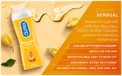 Durex Play Massage 2 In 1 Intimate Lubricant And Massage Sensual Gel 200 ML