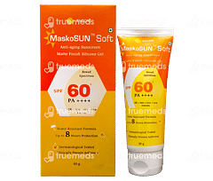 Maskosun Soft Spf 60 Plus Pa ++++ Sunscreen Gel 50gm