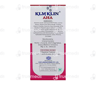 Klm Klin Aha Face Wash Gel 50 ML