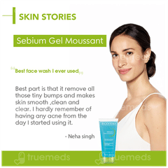 Bioderma Sebium Moussant Purifying Cleansing Foaming Gel 200ml
