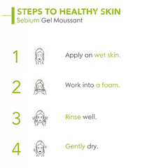 Bioderma Sebium Moussant Purifying Cleansing Foaming Gel 200ml