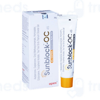 Sunblock Oc 45 Oil Control Sunscreen Matte Gel 20gm