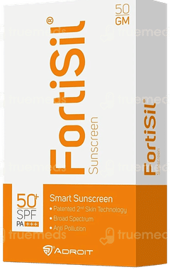Fortisil Spf 50+ Pa+++ Sunscreen 50Gm Fortisil Spf 50+ Pa+++ Sunscreen 50Gm
