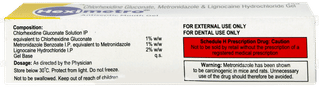 Heximetro Antiseptic Mouth Gel 15gm