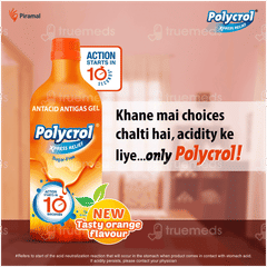 Polycrol Xpress Relief Orange Flavour Sugar Free Gel 200ml